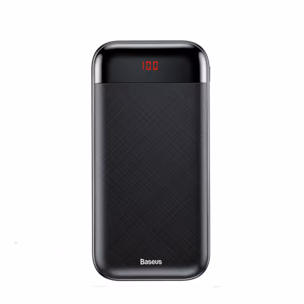 پاوربانک بیسوس مدل MIni CU Digital Display ظرفیت 20000 میلی‌ آمپر ساعت