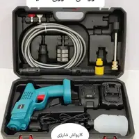 کارواش شارژی ماکیتا ظرفیت باتری 88 ولت ظرفیت 5.0 آمپر دارای کف پاش