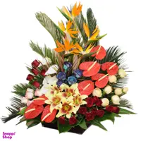 سبد گل گل آنلاین کد 016
