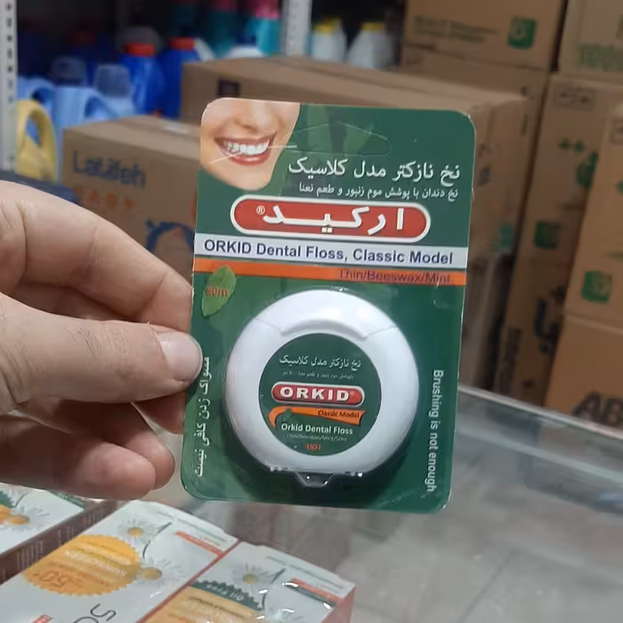 نخ دندان ارکید نازک 50 متر نعنایی