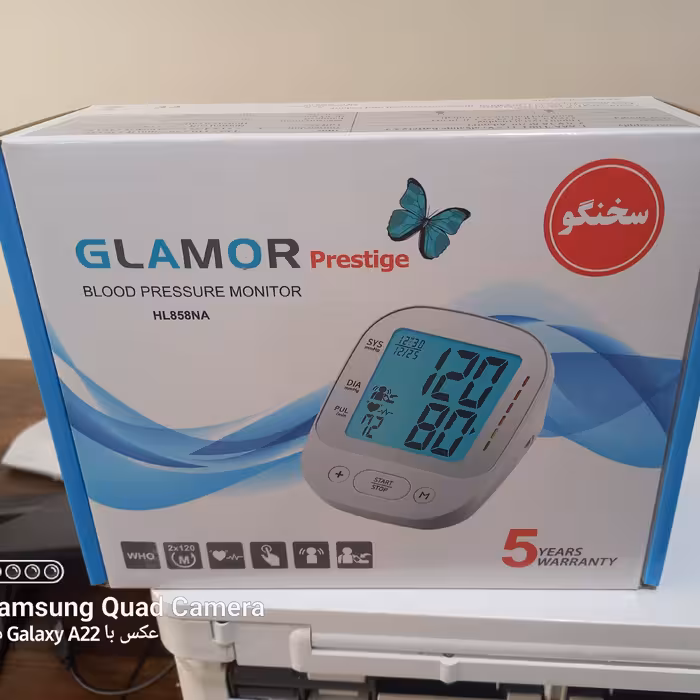 دستگاه فشار گلا مور  سخنگو فارسی دارای دو فاب همراه 5 سال گرانتی