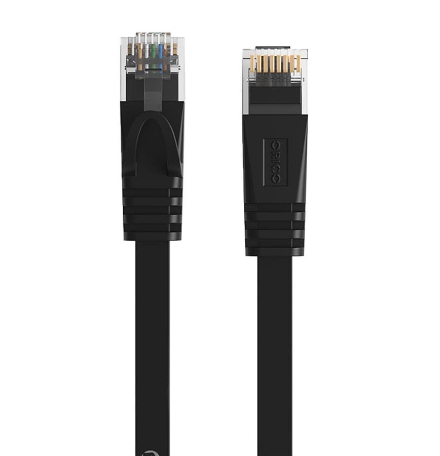 کابل شبکه تخت CAT6 اوریکو مدل PUG-C6B به طول 1 متر