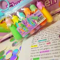 هایلایتر پاستلی طرح هویج