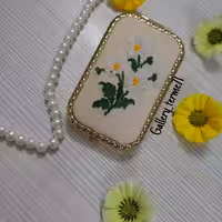 آینه شماره دوزی شده 