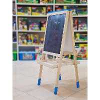 تخته نقاشی دو طرفه سیاه و سفید آبی مدل 1401