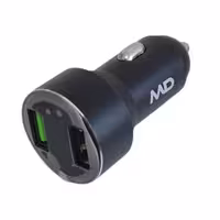 شارژر فندکی MD مدل M-50 FAST 2P 3.1 A