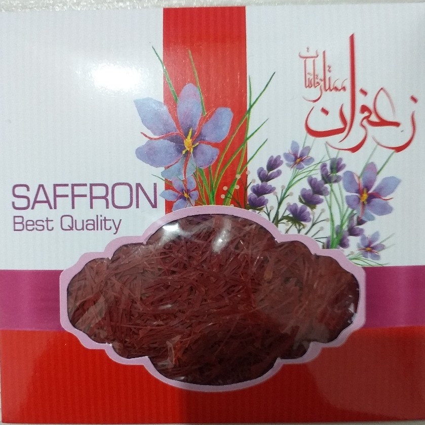 زعفران  اقتصادی قائنات 1  مثقالی ترکیبی از  سرگل  و نرمه