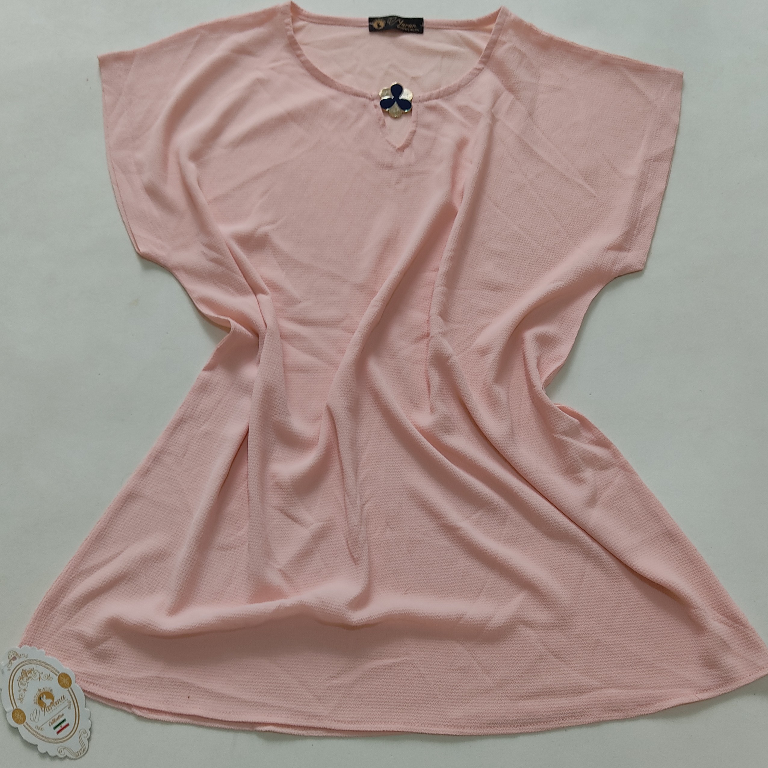 تاپ قواره دار کرپ پفکی سایز 58