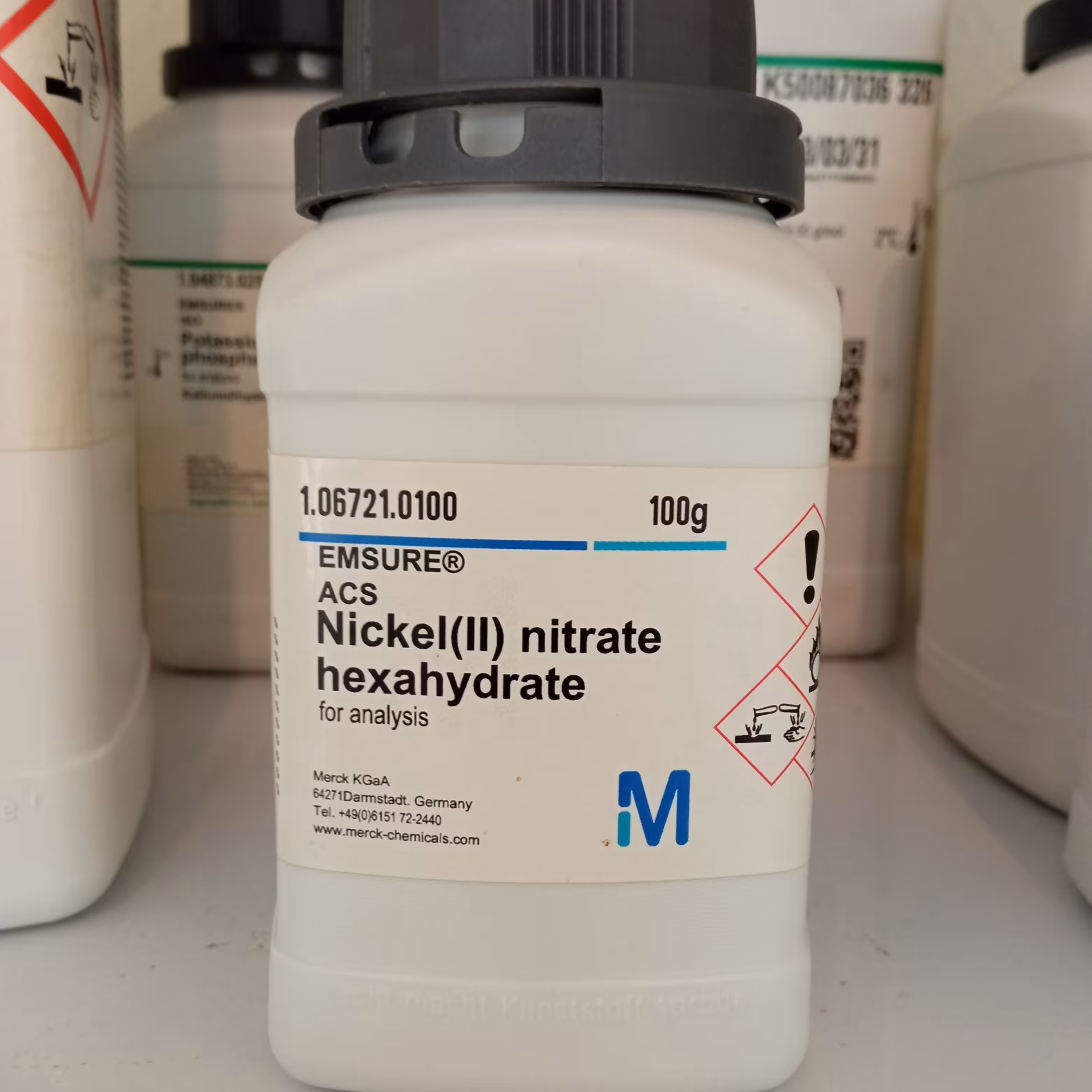 نیکل (II) نیترات شش آبه مرک (5 گرم)