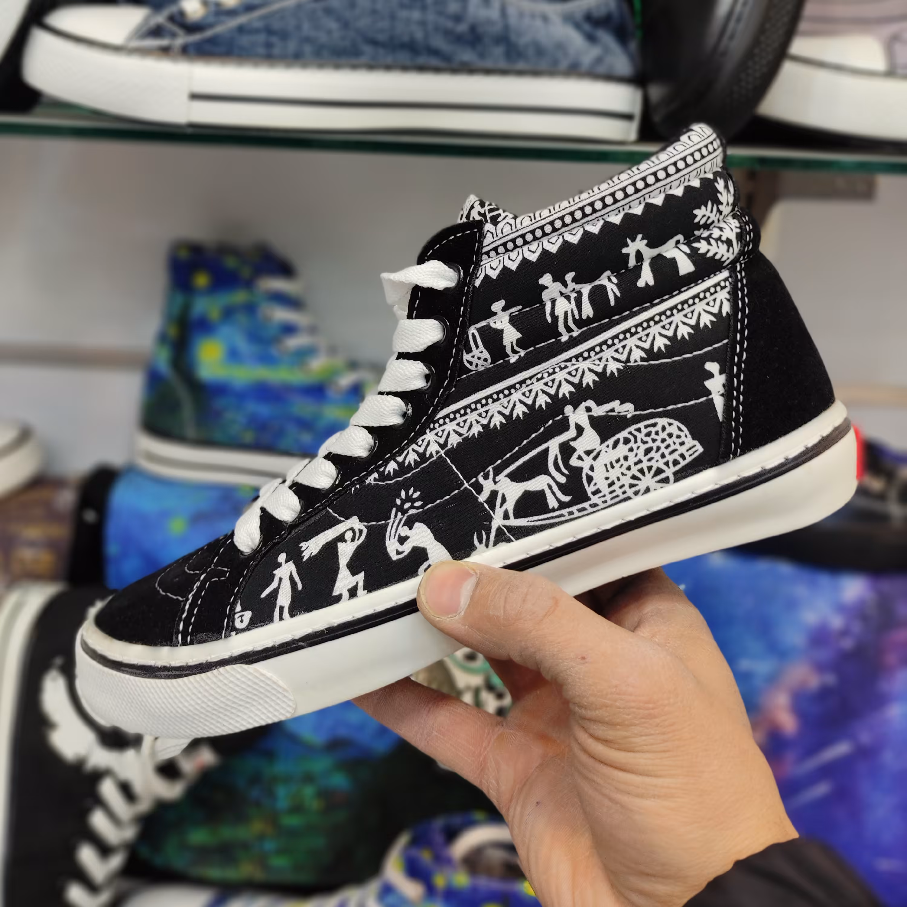 کفش ونس اولد اسکول ساق بلند پاپیروس