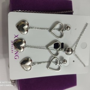 نیم ست قلب آویز