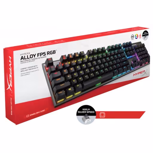 کیبورد مخصوص بازی هایپرایکس مدل ALLOY FPS RGB