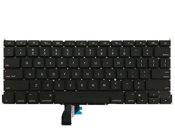 کیبورد لپ تاپ اپل MacBook Pro A1502 مشکی اینترکوچک
