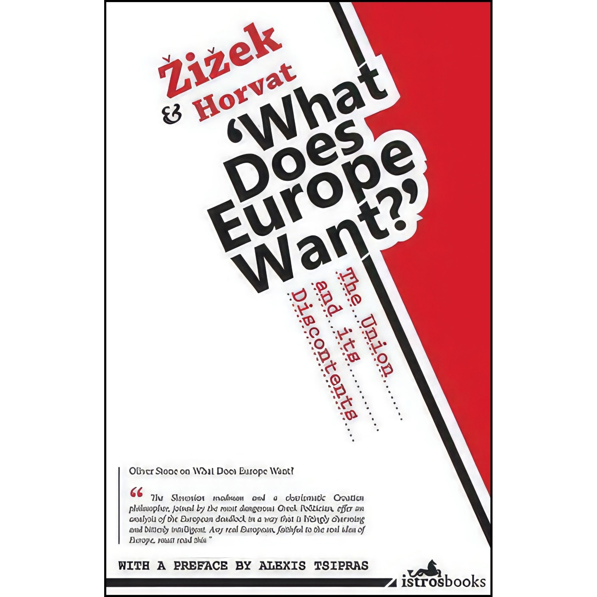 کتاب زبان اصلی What Does Europe Want اثر Slavoj Zizek and Srecko Horvat