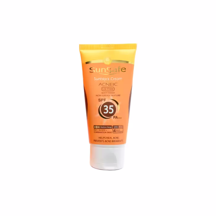 کرم ضدآفتاب فاقد چربی سان سیف (SPF 35)
