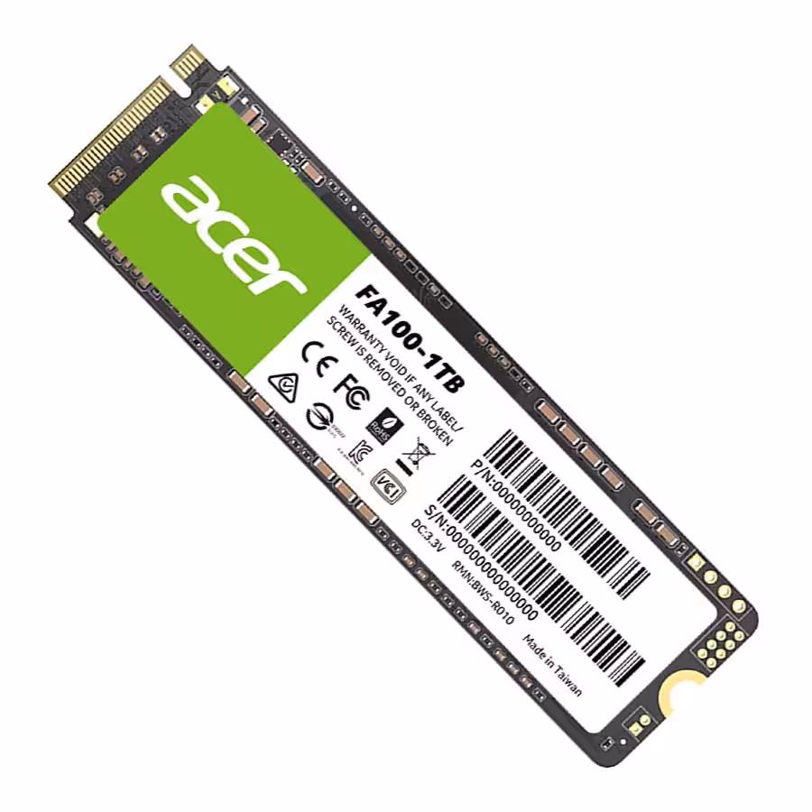 قیمت و خرید اس اس دی 1 ترابایت ایسر مدل FA100 M.2 2280 NVMe | یاس ارتباط