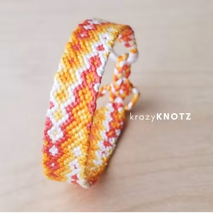 دستبند دخترانه و پسرانه دستبافت‌ ‌رنگبندی دلخواه ‌- اکسسوری مهری ‌