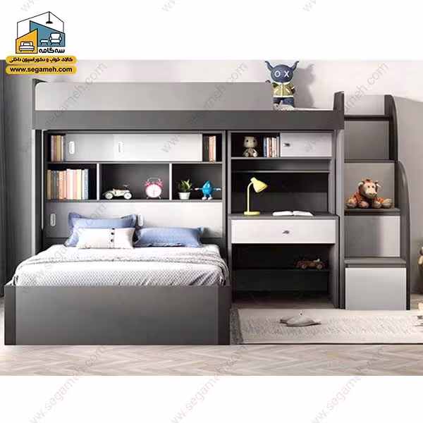 تخت خواب دوطبقه کد BTDP76 - فروشگاه سه گامه