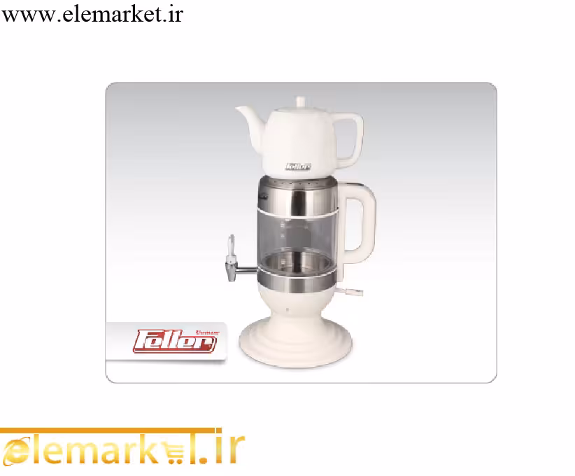 چایساز سماوری پریکس با قوری چینی فلرTSP810