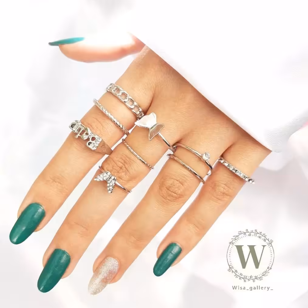 پک انگشتر (طرح بیبی و پروانه)