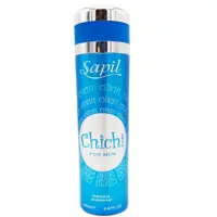 اسپری بدن مردانه آبی Sapil Chichi حجم 200 میلی لیتر

