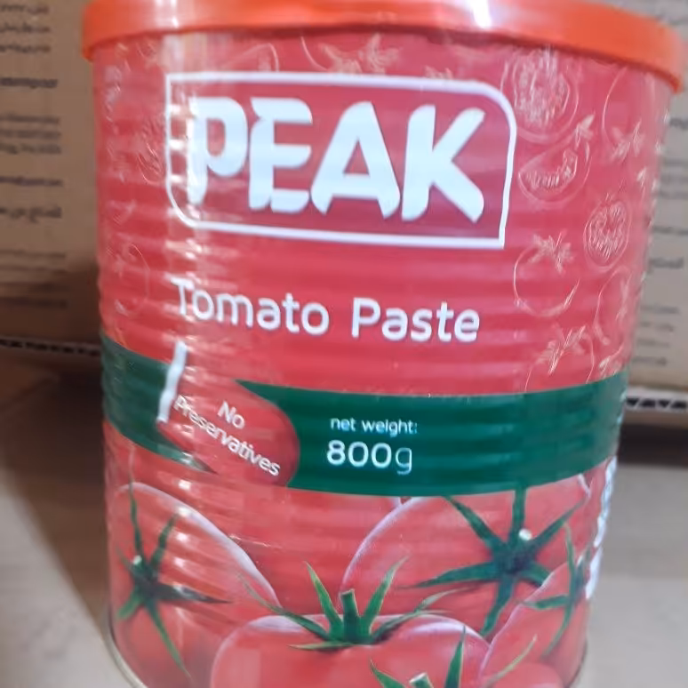 رب گوجه فرنگی پیک 800 گرمی کنسروی درجه یک به قیمت عمده