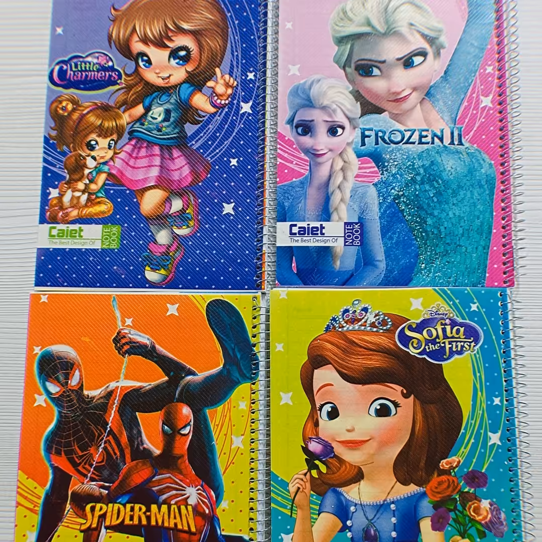 دفتر فانتزی 80برگ فنردار 