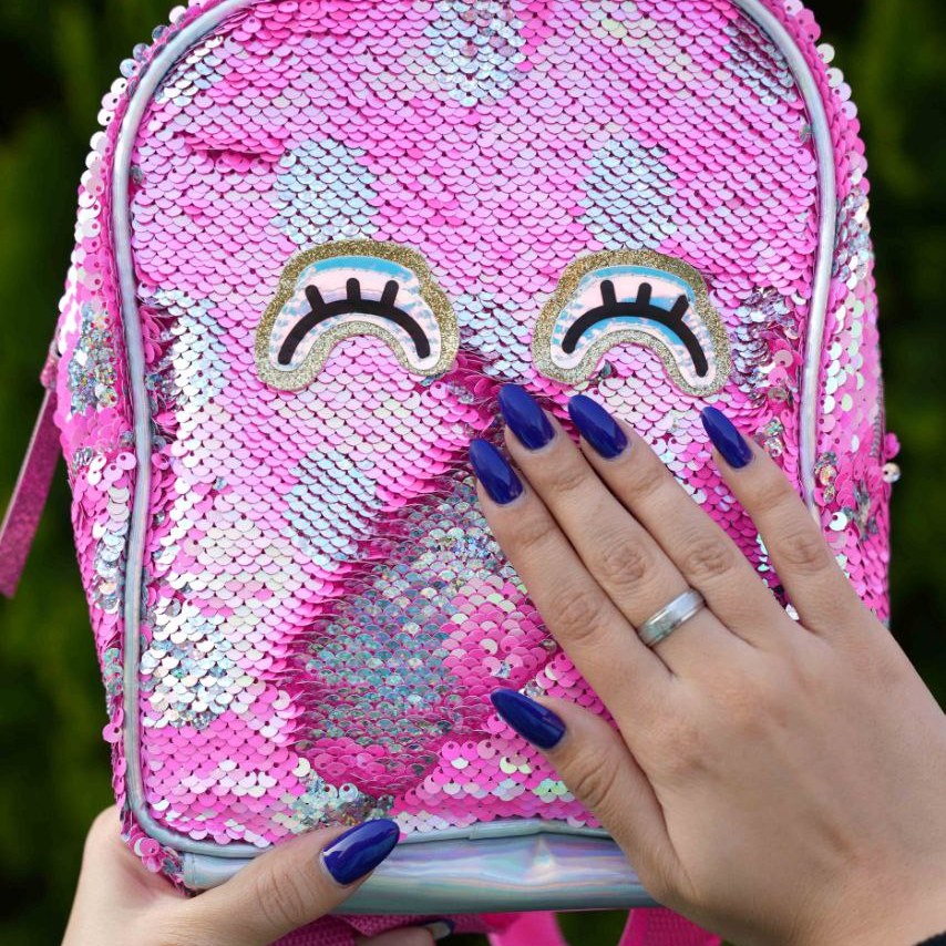 کوله پشتی پولکی با قابلیت تغییر رنگ