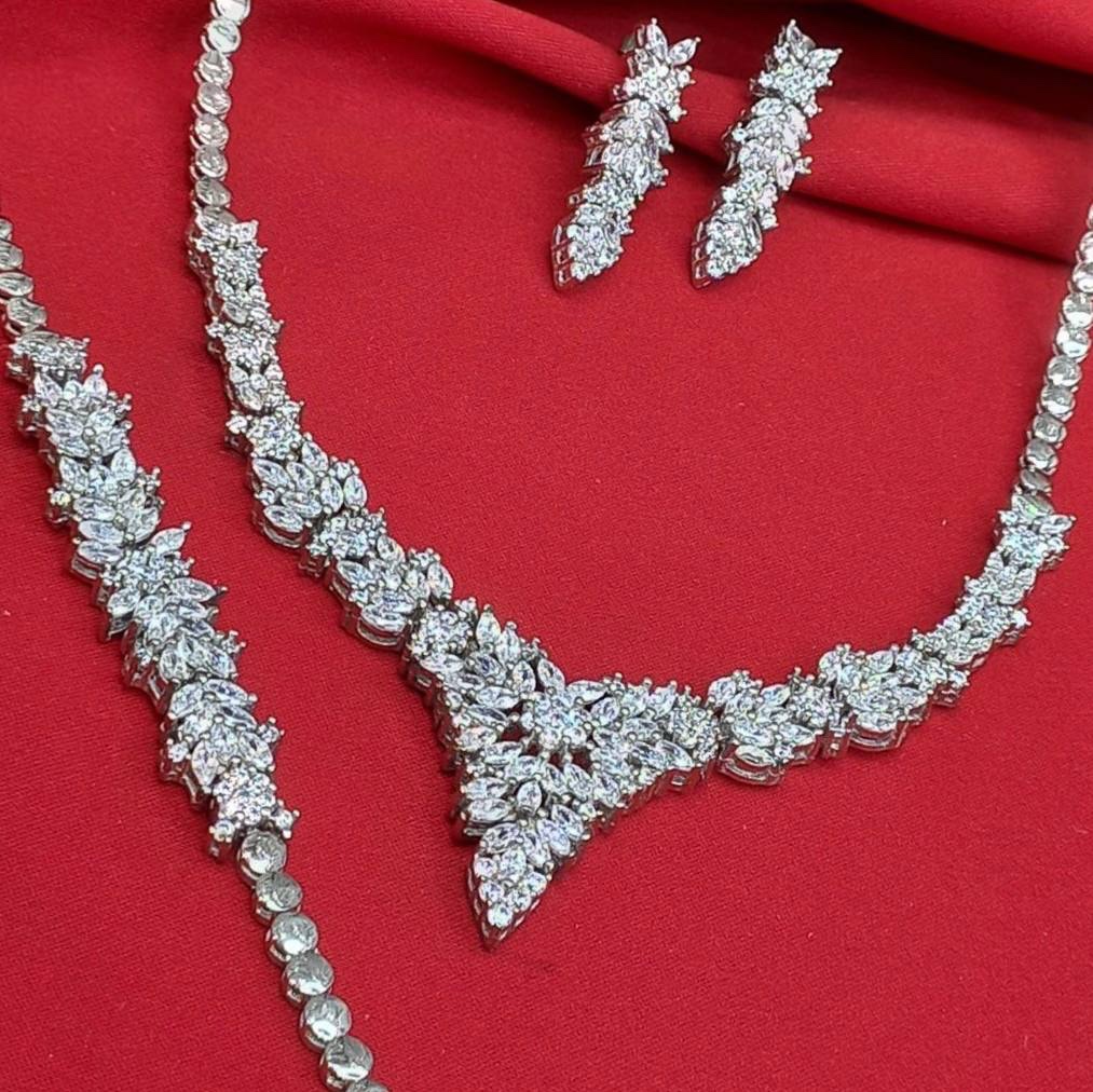 سرویس جواهری نقره