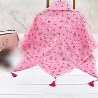 روسری نخی وی ای پی چهار فصل قواره 140 درجه یک ایستایی عالی