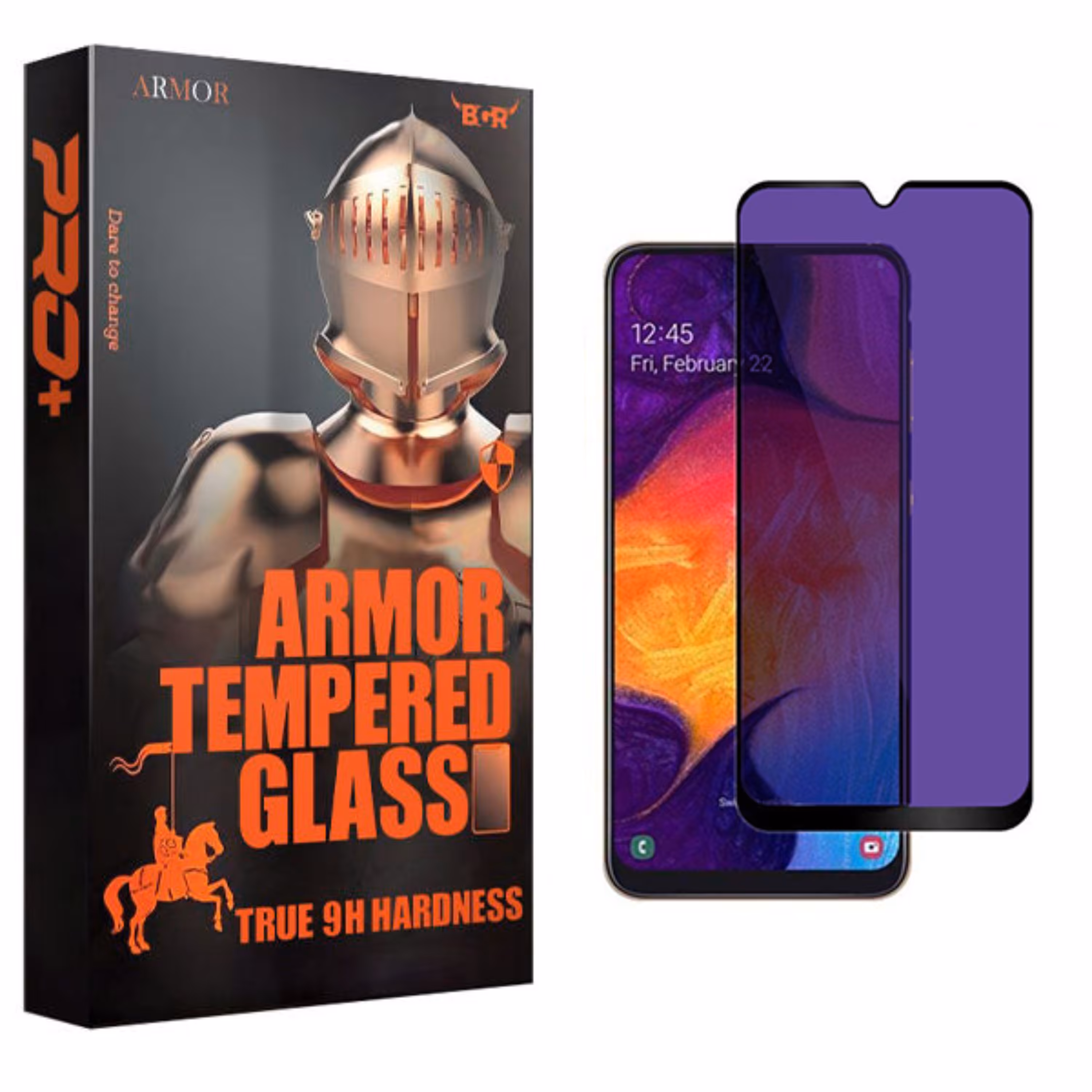 گلس آنتی بلومات آرمور  برای گوشی موبایل Galaxy A30 - A50 - A20