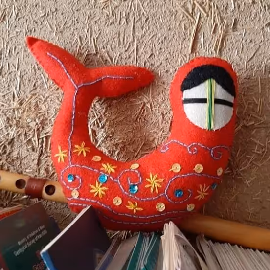 مادر دریا عروسکی برگرفته از افسانه های دریانوردان جنوب جنس نمد