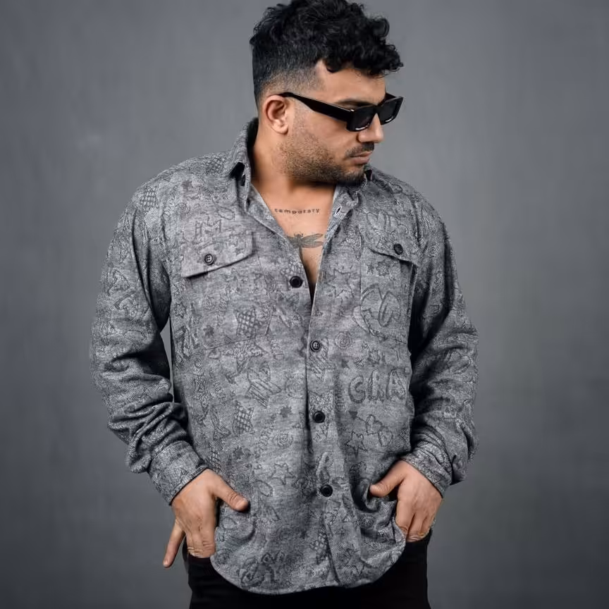 پیراهن مردانه ژاکارد (نخی) 