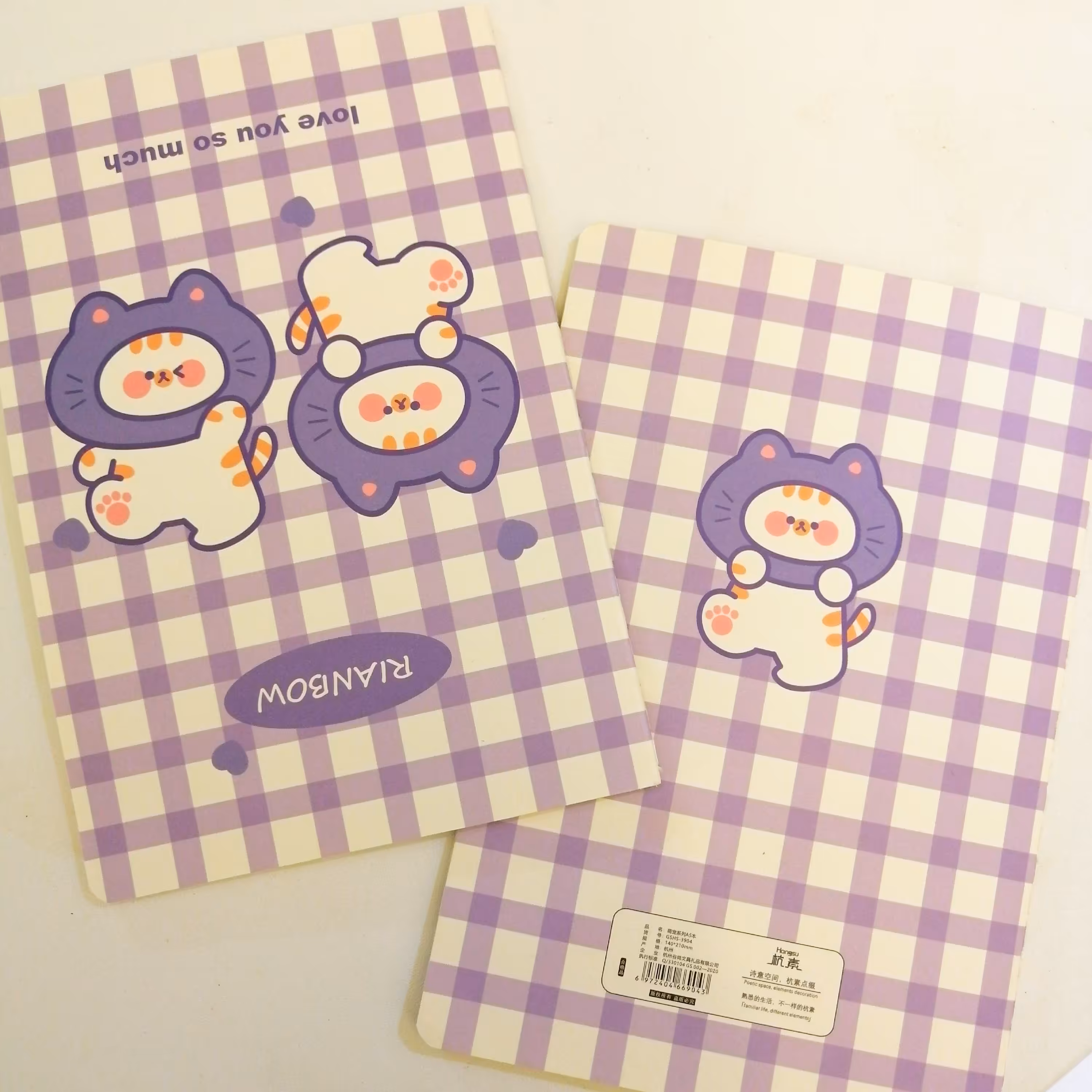 دفتر تمرین 40 برگ مدل گربه بامزه