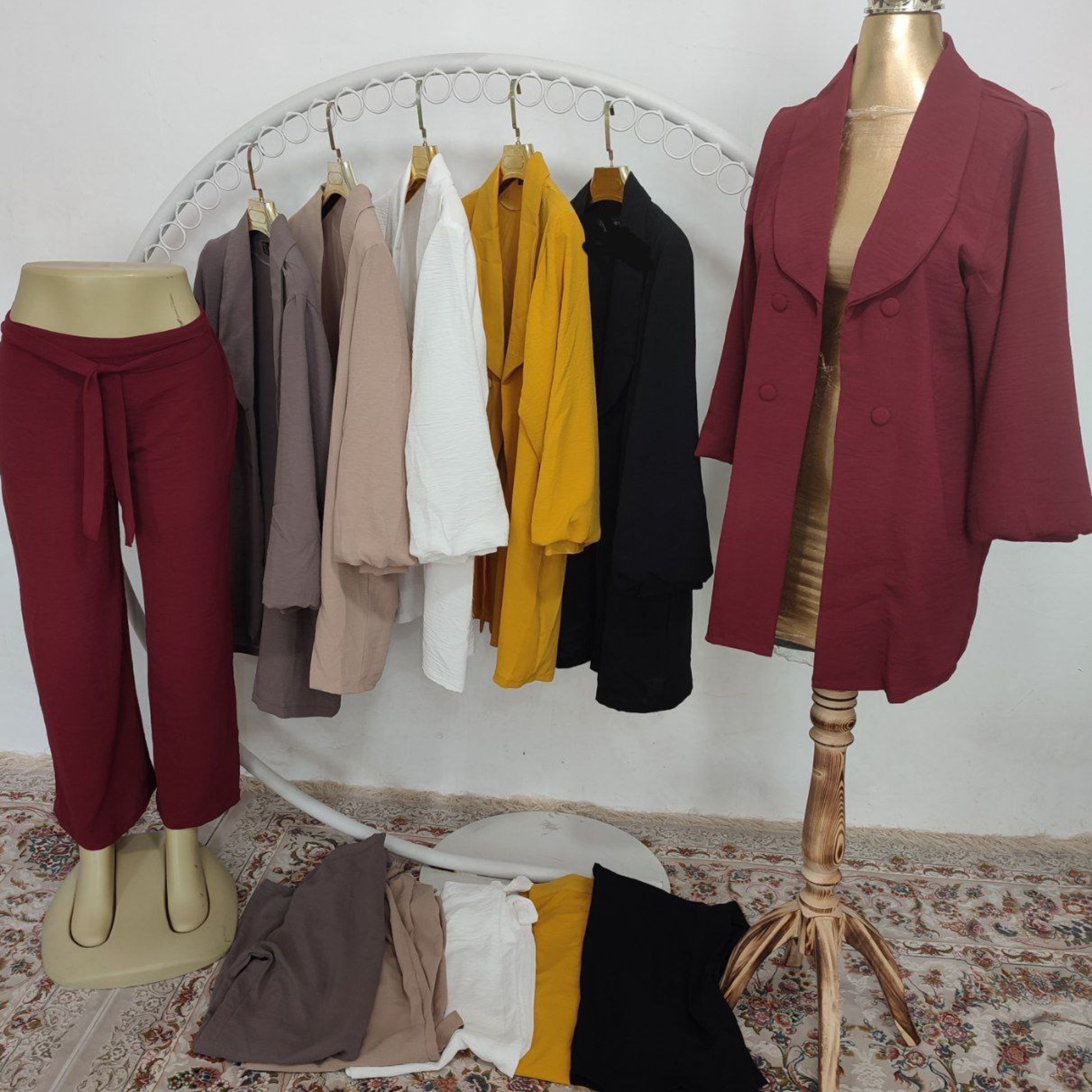 ست مانتو شلوار ابروبادی خنک درجه یک