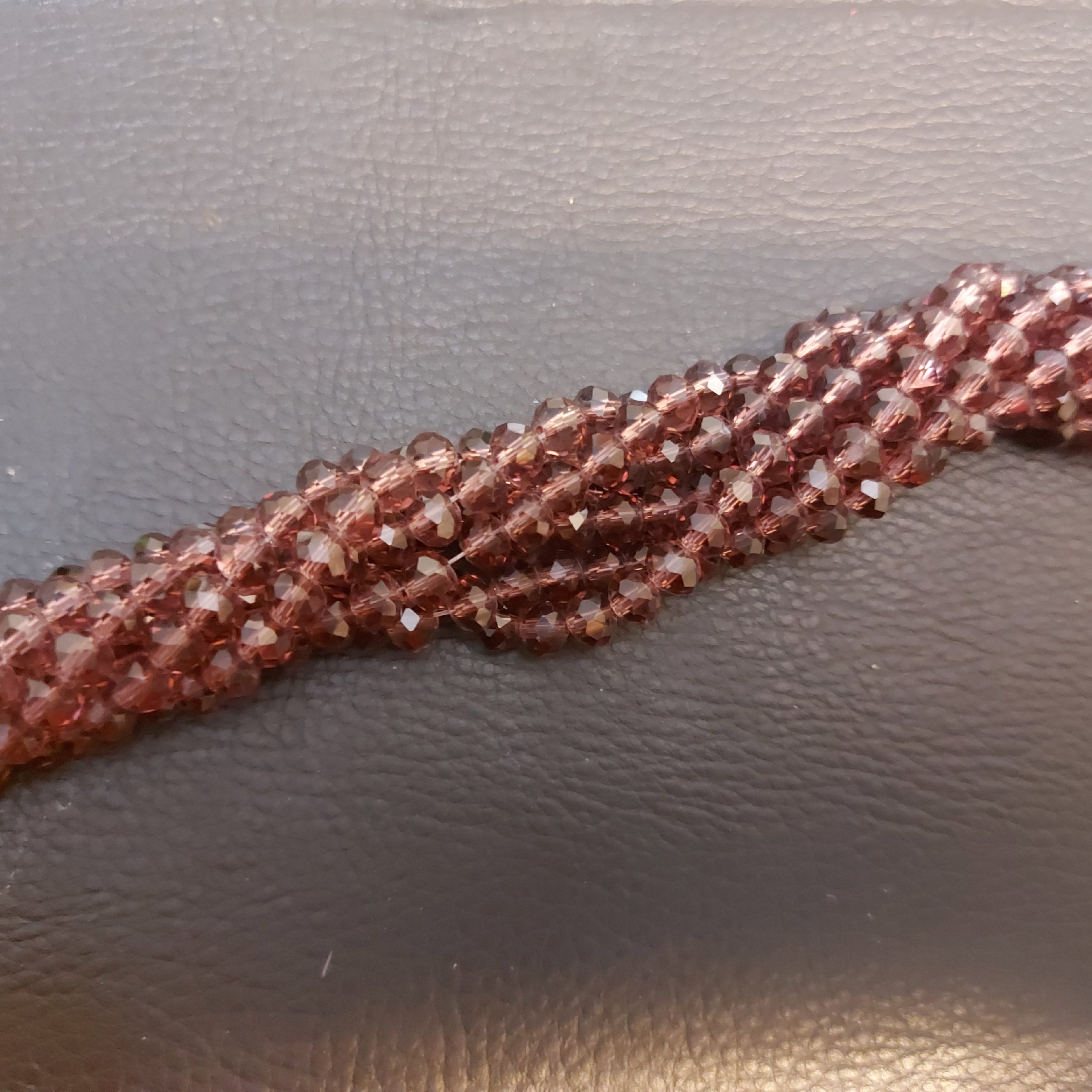 کریستال بنفش بادمجان سایز 6 ریسه ای 