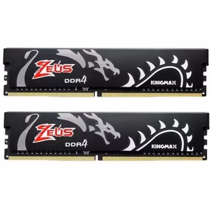 رم دوکاناله کینگ مکس مدل Zeus Dragon با حافظه 32 گیگابایت و فرکانس 2400 مگاهرتز
