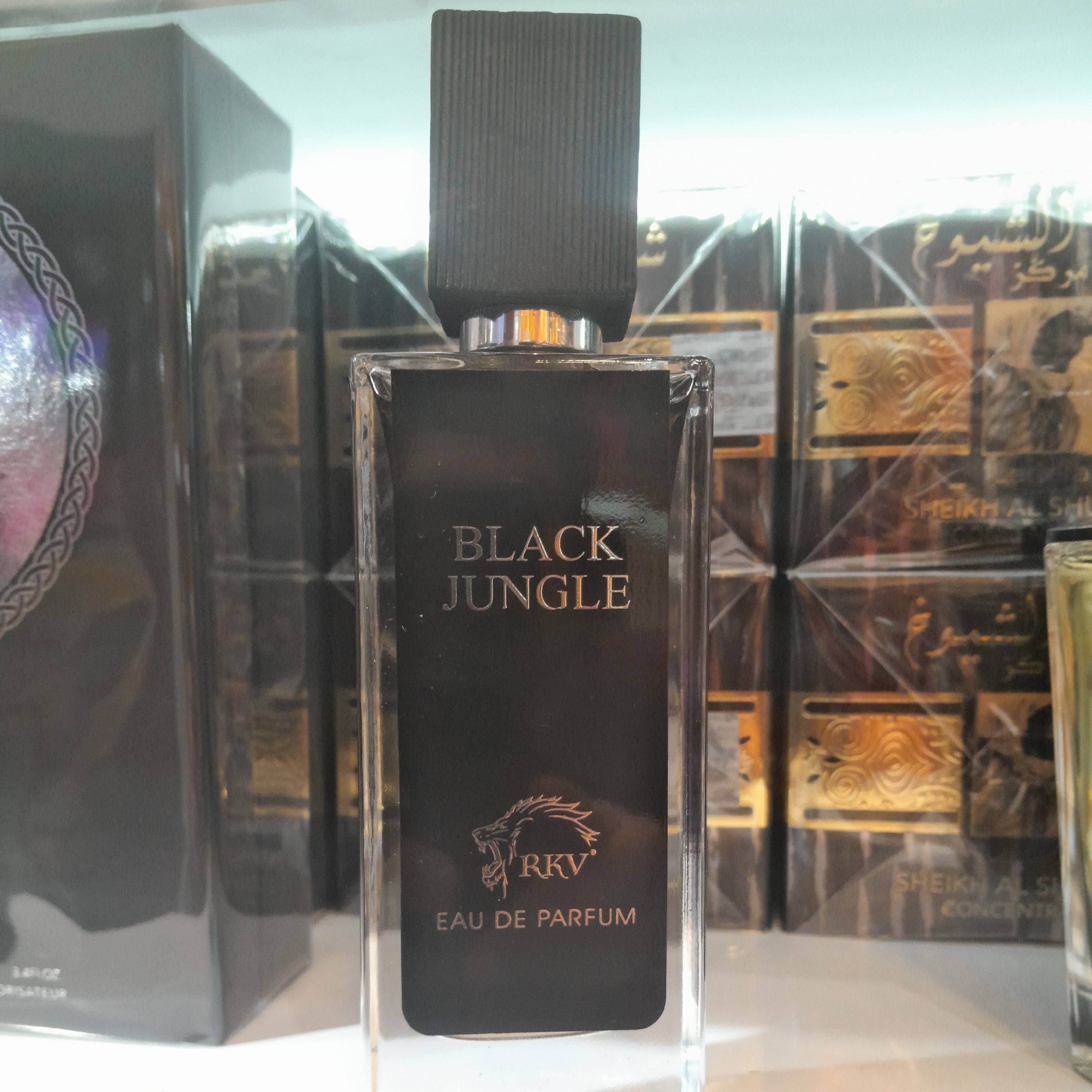 ادکلن بلک جانگل BLACK JUNGLE RKV مشابه بلک افغان
