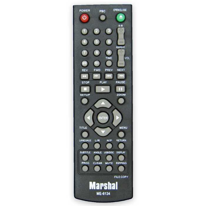 کنترل دی وی دی مارشال MARSHAL DVD  مدل ME-6134