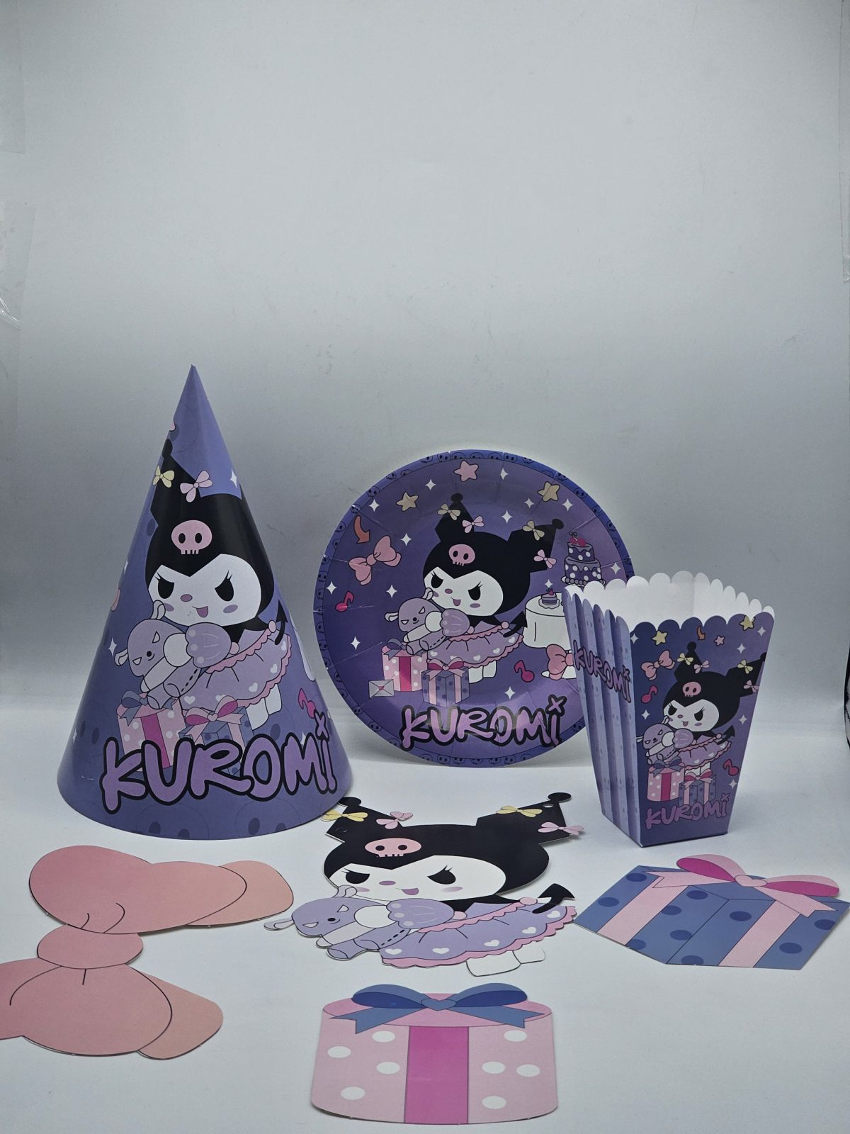 جعبه پاپ کورن تم تولد کرومی