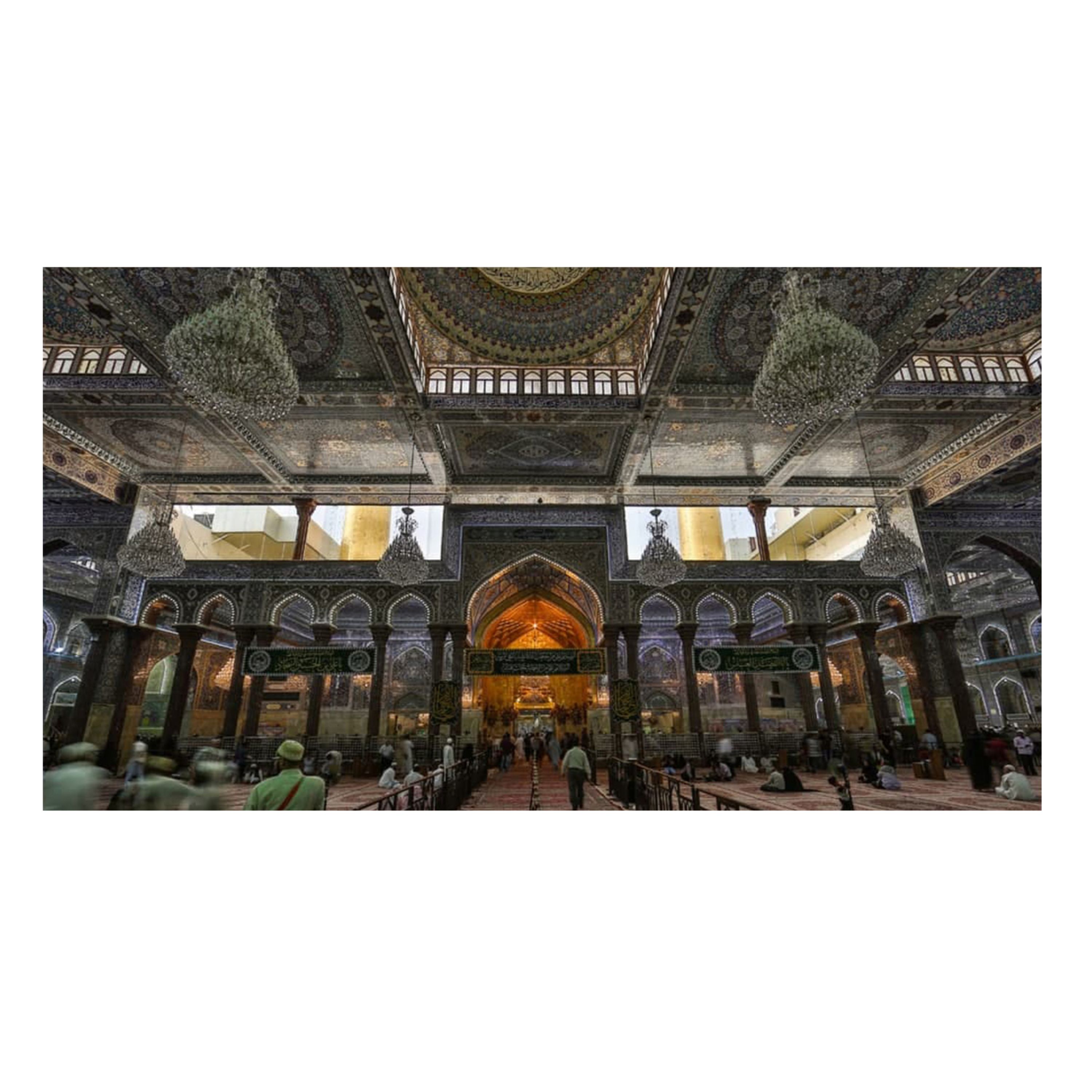 پرچم طرح حرم امام حسین (ع) 140در80 سانتی متری کد 5000160