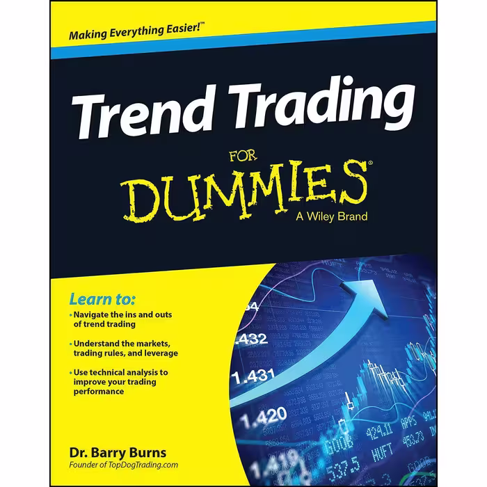 کتاب زبان اصلی Trend Trading For Dummies اثر Barry Burns انتشارات For Dummies