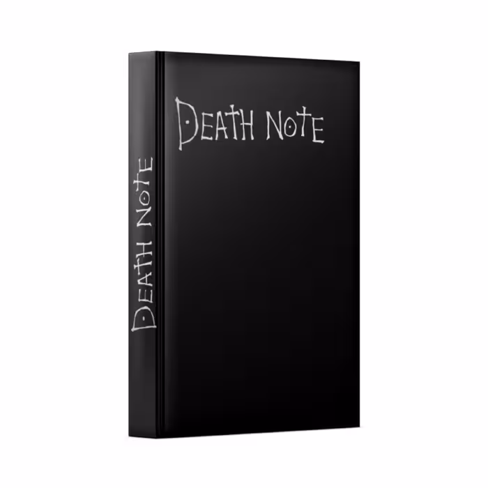دفتر طراحی طرح انیمه دفترچه مرگ (Death note) جلد سخت