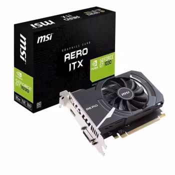 کارت گرافیک ام اس آی مدل جی تی 1030 AERO ITX 2G OC