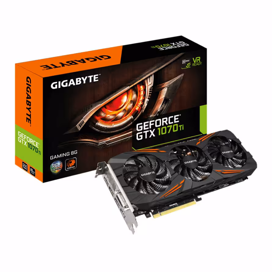کارت گرافیک گیگابایت GTX 1070 Ti 8GB GAMING
