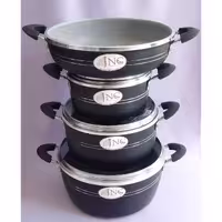 سرویس قابلمه و ماهیتابه 7 پارچه JNC کوچک (سایز 22)