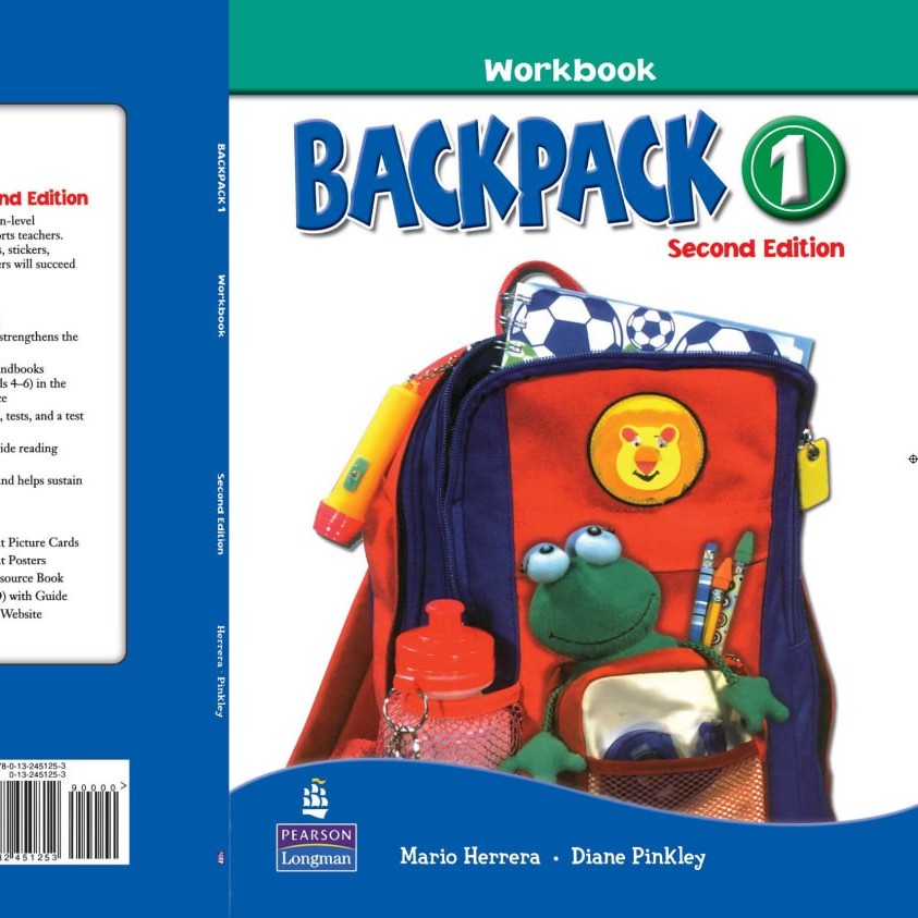 کتاب زبان بک پک با کتاب کار back pack 1 second edition