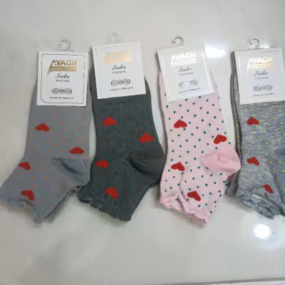 جوراب زنانه قلبی