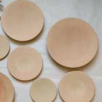 بشقاب سفالی خام25 سانتی(ارسال با تیپاکس پس کرایه)