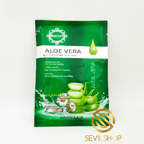 ماسک ورقه ای هپی لیدی مدل الوورا 28 گرم